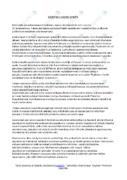 Kristinuskon synty ja historia | Essee