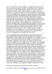 Tapahtumat Suomen itsenäistymisen jälkeen | Essee