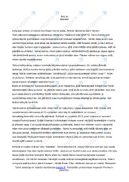 Artikkeli ‘Kadonnut aika’ | Analyysi | Sami Vainio