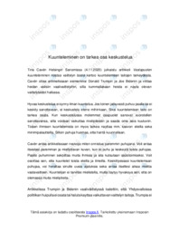 Kuunteleminen on tärkeä osa keskustelua | Essee