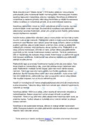 Novelli ’Untako lienee’ | Analyysi | Maria Jotuni