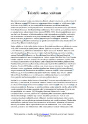 Länsirintamalta ei mitään uutta | Essee | Erich Remarque